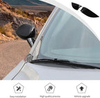 Voodonala for Challenger Rearview Mirror Cover Side Mirror Trim Shell Cover Decoration Trim for 2009-2025+Dodge Challenger Exterior Accessories,10pcs ABS Black