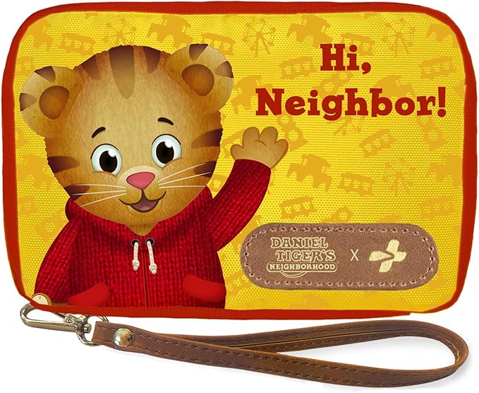 KeepGoing Daniel Tiger’s Travel First Aid Kit for Kids – 130 Pc. for Car, Home, Purse, Diaper Bag & Backpack with Latex-Free 
