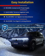 Exterior Car LED Hood Light Strip,Dual Color Dynamic Scan Start Up Hoodbeam Kit,Led Daytime Running Lights White&Amber Switchback Sequential Turn Signal Lights for Cars, Trucks,SUV(70inch/1set)