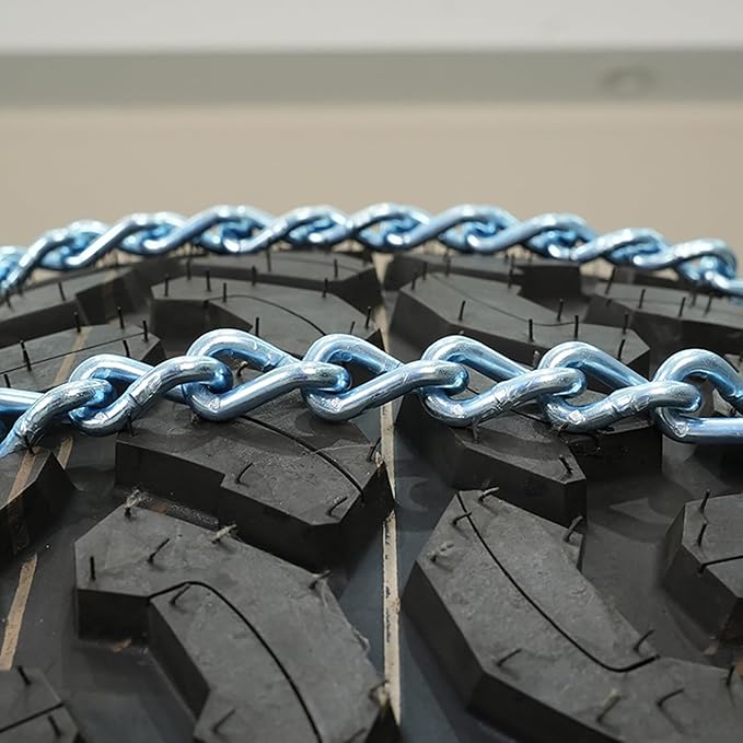 SCITOO QG2228CAM Snow Chains for Car Pickup Trucks SUV,Universal Emergency Tire Traction Chain,Anti-Skid Thickening Tire Chai