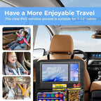 Backseat car organizer(2-Pack),9 storage pockets, car organizer with tablet holder,Car travel essentials for long trips，Car organizers and storage