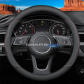 Custom-Fit for Acura Steering Wheel Cover, Premium Leather Car Steering Wheel Cover with Logo, Non-Slip, Breathable, for Acura Accessories (A-Style,for Acura)