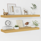 Fun Memories Floating Shelves 36 Inch Long, 9.3Inch Deep Floating Shelves for Wall, Extra Deeper & Thicker Wall Mounted Stora