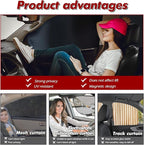 XCBYT Car Window Shades - 4 Pack Car Window Covers 99% UV Protection Magnetic Fordable Privacy Sun Shade for Baby