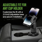 Cellet Car Phone Holder Mount, Car Cup Phone Holder Mount, Compatible with Apple iPhones, Samsung Galaxy, Motorola Moto Google Pixel Smartphones (Fits for Tesla Model 3 Y S X) 6.5-Inch