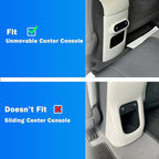 Sunsdrew Floor Mats for 2022-2024 Hyundai Ioniq 5 (Unmovable Console Only, Not for 2025), All Weather Floor Liners 1st & 2nd Row Car Mats Ioniq 5 Accessories TPE Rubber Raised Edge