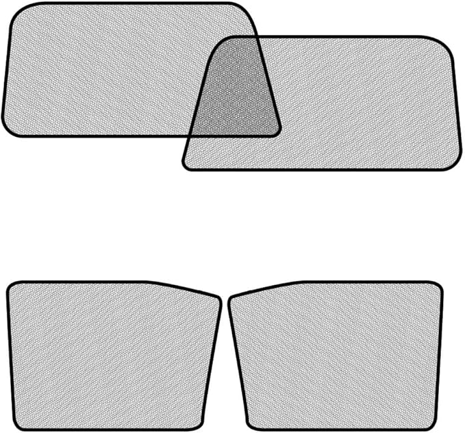 Car Window Shades for Ford-Explorer(2020-2025),4 Pack Car Window Cover for Baby Sun Shade Blocker Breathable Mesh,Reduce UV Rays & Heat Insulation Privacy Protection for Camping, Travel, Sleep