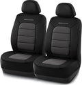 Skechers Memory Foam Seat Covers,Thick Cool Touch Fabric Seat Covers,Front Seat Covers Airbag Compatible,Automotive Comfort P