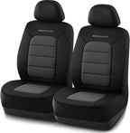 Skechers Memory Foam Seat Covers,Thick Cool Touch Fabric Seat Covers,Front Seat Covers Airbag Compatible,Automotive Comfort P