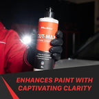 Maxshine 16oz Cut Max Fast-Cutting Compound | Professional Car Paint Correction Polish for Scratch & Heavy Swirl Removal | Buffing & Polishing Compound | Auto Detailing Supplies for Car Care