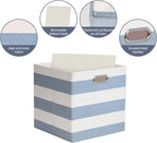 Foldable Cube Storage Bin Organizing Baskets Cubby Boxes Fabric Storage Cubes Organizer Bins with Handles for Organization Sh