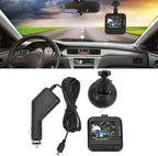 Dash Cam Front, 1.6in Screen 1080P Motion Detection Sensor Car Driving Recorder, 32G SD Card Voice Recording Wide Angle Car Camera Recorder with Car Charger, Holder for Parking Assistance, Accident