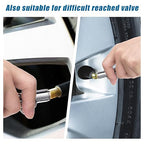 Tallew 20 Pack Dual Head Tire Pressure Gauge Heavy Duty Air Pressure Tire Gauge for Auto Truck Car RV Van Gage Range 10-150PSI, 1-10Bar (Silver)