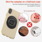 Car Phone Mount Without Magnetic, Stick On Dashboard 360° Rotatable Universal Cell Phone Holder with Ultra-Lock Quick Mount Strongest Adhesive Compatible with iPhone/Google 【Series C - 1st Gen】