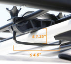 XCAR Roof Rack Basket Rooftop Cargo Carrier with Extension Black Car Top Luggage Holder 64"x 39" Universal for SUV Cars