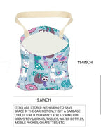 Car Trash Can, Durable Hanging Car Trash Garbage Bag, Cute Automotive Garbage Cans Organizer, Cute Snow Llama Sloth