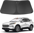 Front Windshield Sun Shade Foldable Car Front Window Sun Shade Windshield Shade Custom Fit for 2020-2026 Ford Escape Block UV Rays Car Accessories Heat Keep Cooler