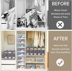 Bed Sheet Organizers and Storage,8 Pack Linen Closet Organizers and Storage, Foldable Bedding Storage for Bedsheets,