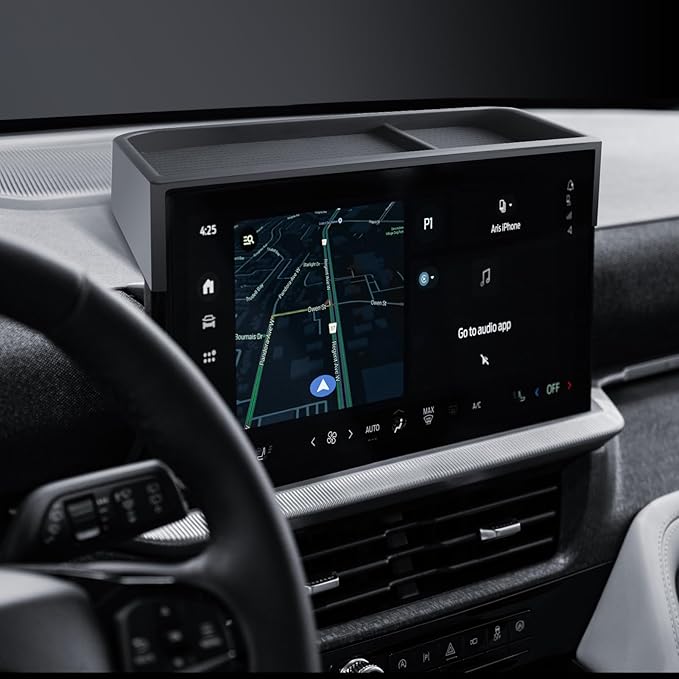 for Explorer Dashboard Center Console Organizer 2025 2026 Ford Explorer(Active/ST-Line/Platinum/ST) Accessories 13.2’’ Behind Screen Organizer Box Dash Tray