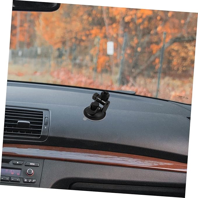TEHAUX 2Pcs Dash Cam Holder with Suction Cup Design Clip Mount for Dash Cameras Navigators and Digital Cameras Secure Attachment for Car Dashboard