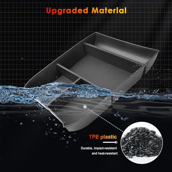 for 2024 Hyundai Palisade Lower Console Organizer for 2023-2025 Palisade SE/SEL/XRT/Limited/Calligraphy Under Console Tray for Hyundai Palisade Accessories (23-25 Palisade TPE Under Organizer)