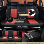 FLORICH Leather Seat Covers, Car Seat Covers Full Set, Car Seat Protectors 5 Seats, Automotive Seat Covers Driver Seat Covers