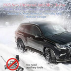 10 Pack Tire Chains, Universal Emergency Tire Chains, Adjustable Plastic Anti-skid Ties,Safety Chains for Most Cars, SUV Truc