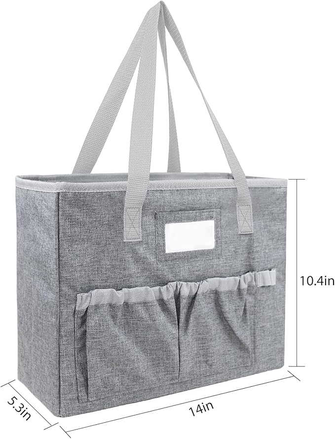 abcxgood Desktop File Organizer Box,Collapsible Hanging Filing Box,Home Office Document Storage Organizer with Front Pocket a