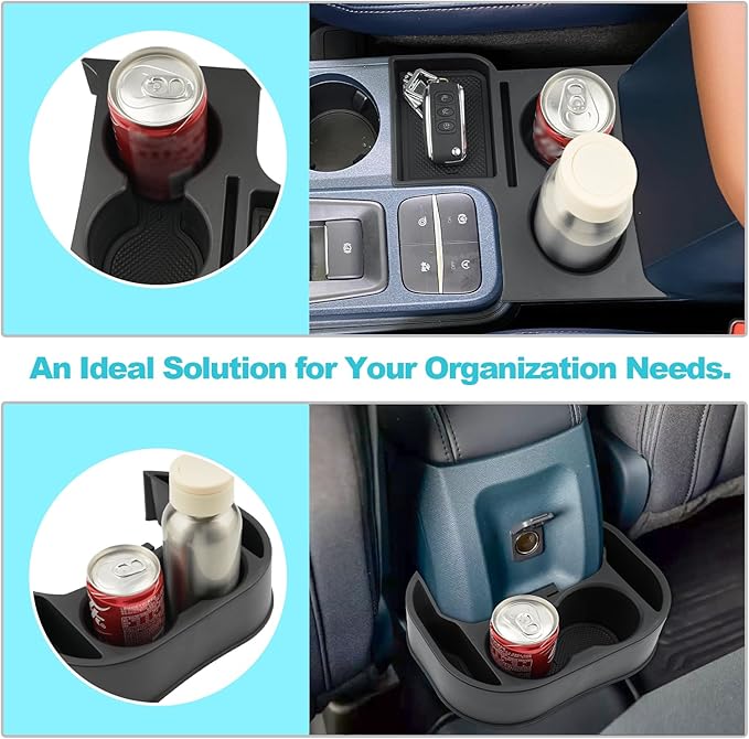 CDEFG 2022-2024 Maverick Car Cup Holder Organizer for Maverick Center Console CupHolders Expander Fit for First Row and Secon