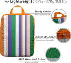 6 Pcs Compression Packing Cubes, Packing Cubes for Travel, Waterproof Luggage Organizer Bags Set, Cute Packaging Cubes for Wo