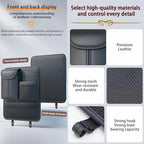 Backseat Car Organizer,5 Storage Pocketscar Seat Organizer,Car Storage Organizer with Foldable Food Tray,Car Seat Back Protectors Kick Mats Travel Accessories