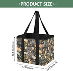 Cute Koalas Reusable Grocery Bags Large Shopping Tote Bag with Reinforced Bottom Board, Water Resistant Foldable Storage Bags