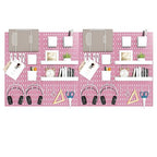 Peg Board Combination Kit, 8 Pegboards with 40 Accessories, Pegboard Wall Organizer for Office, Nursery & Home Storage, Key H