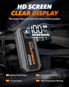 WOLFBOX 2000A Jump Starter, 44.4Wh Battery Jumper Starter Portable with LED Display, 12V Car Battery Jump Starter Pack