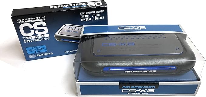 Air Spencer CS-X3 Car Air Freshener and Refill Combo - Squash Scent