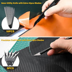 Gomake Vinyl Wrap Tool Kit for Car Window Tint Installation with Magnet Holder, Rubber & Vinyl Squeegees, Shank Gasket, Mini Quarter Squeegee