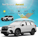 KMF 8pcs Thicken Sun Shades for Subaru Ascent 2019-2025 Accessories, Full Car Window Covers Sunshade for Windshield Side Rear, UV Block and Blackout Protect Privacy for Camping