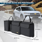 Deluxe Car Trunk Organizer, Detachable Backseat Hanging Organizer Storage Modules with Built-in Cooler for Car Small SUV,