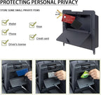 JDMCAR One-Touch Hidden Storage Box Compatible with 2024 2025 2026 Toyota Tacoma Center Console Organizer Armrest Secret Compartment