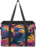 Reusable Grocery Bag, Foldable Large Shopping Tote Bag for Groceries Kitchen Picnic Car Trunk