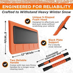 RoofPax 55" Ice Scrapers for Car Windshield and 270° Pivoting Non-Scratch Snow Brush Winter Car Kit with Snow Shovel Snow Brush for Cars and Snow Scraper with Extendable Snow Shovel for Car