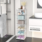 ZOINLIY Stackable Shoe Organizer for Closet, Small Shoe Rack for Entryway, Bedroom, Dorm Rooms, Free Standing Shoe Shelf, Pla