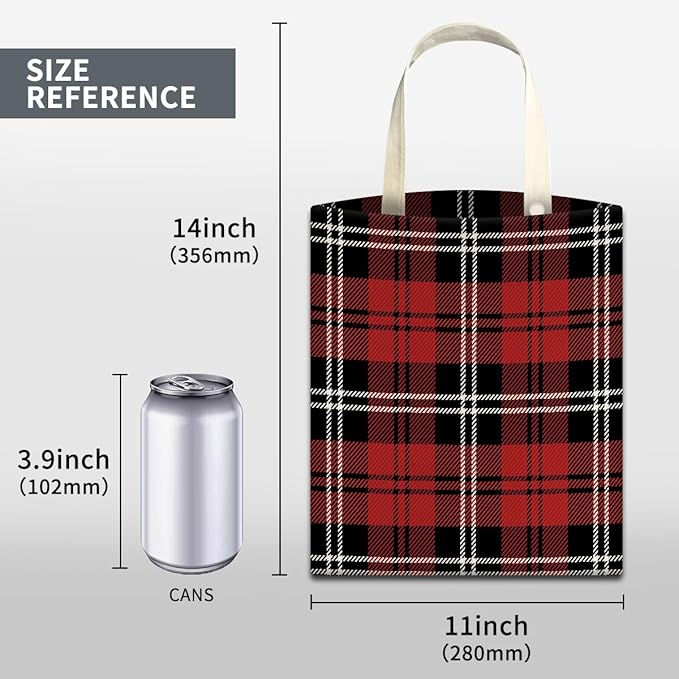 Car Trash Can, Hanging Car Organizer and Storage Bag, Trash Bin for Vehicle, Travelling, Camping Black and Red Checkerboard