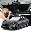 Windshield Sunshade for Mercedes E-Class Sedan 2017-2023 Sun Shade Car Windshield Accessories Upgrade 4 Layers Blocks UV Rays Custom Fit E-Class 240T Car Window Shades Windshield Keep Cool