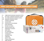300Piece Portable First Aid Kit Refill Supplies for Car Mini Caming Emergency First Aid Kits Hiking Survival Essential for Ou
