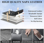Coverado Seat Covers, Car Seat Covers Front Seats, Car Seat Cover, Car Seat Protector Waterproof, Car Seat Cushion Nappa Leat