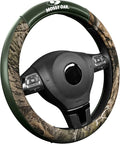 Mossy Oak Camo Steering Wheel Cover, Durable Grip Car Steering Cover, Universal Fit 14.5"–15.5" - Made with Premium Green PVC