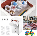 Ohlove 32Pcs Honeycomb Drawer Organizer Divider for Underwear Socks Bras Ties Belts Scarves (112 Slots)