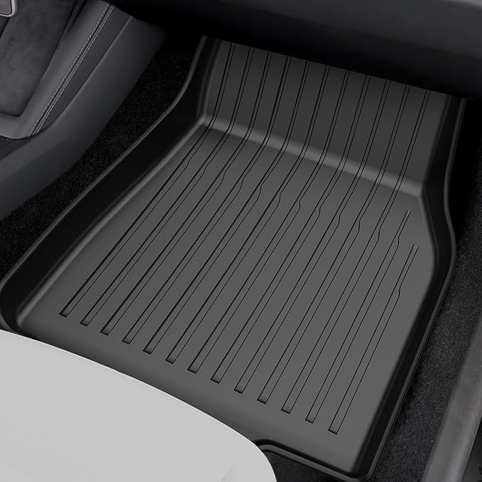 6PCS All-Weather TPE Floor Mats & Cargo Liner Set - Compatible with 2025-2026 Model Y (Juniper) | Custom Fit Anti-Slip Interior Protection(Not for Standard)