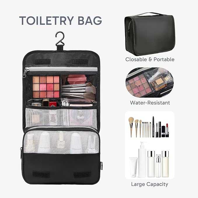10 Set Packing Cubes for Travel, Gifts for Women Mom,Anti-Tearing Suitcase Organizer for Luggage with Shoe & Hanging Toiletry